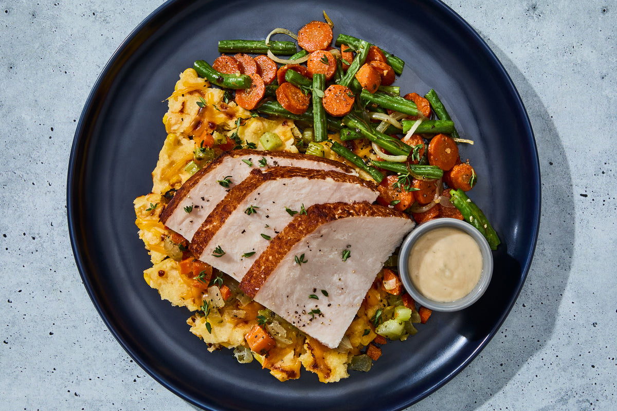Thanksgiving Turkey & Cornbread Stuffing