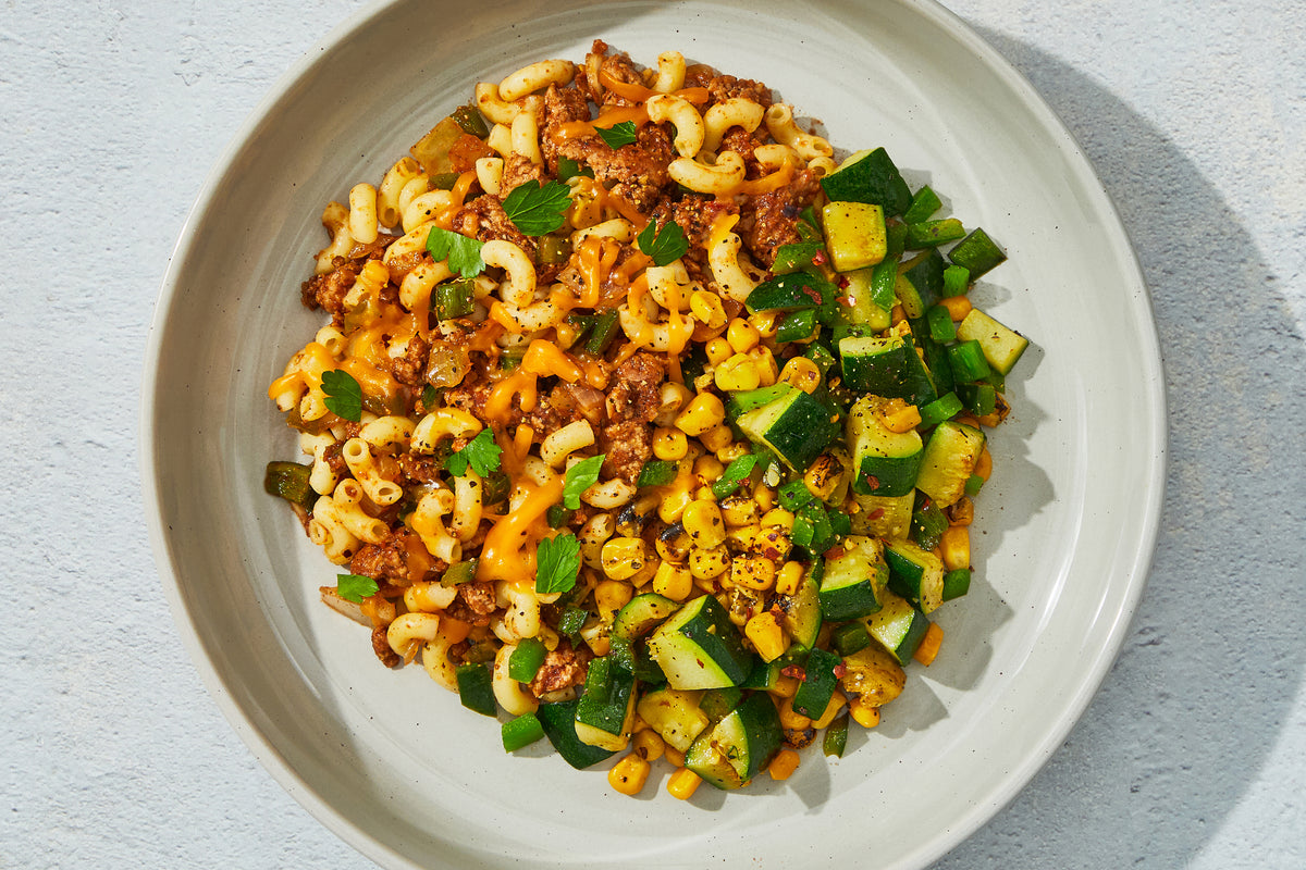 Spicy Southwestern-Style Turkey & Macaroni