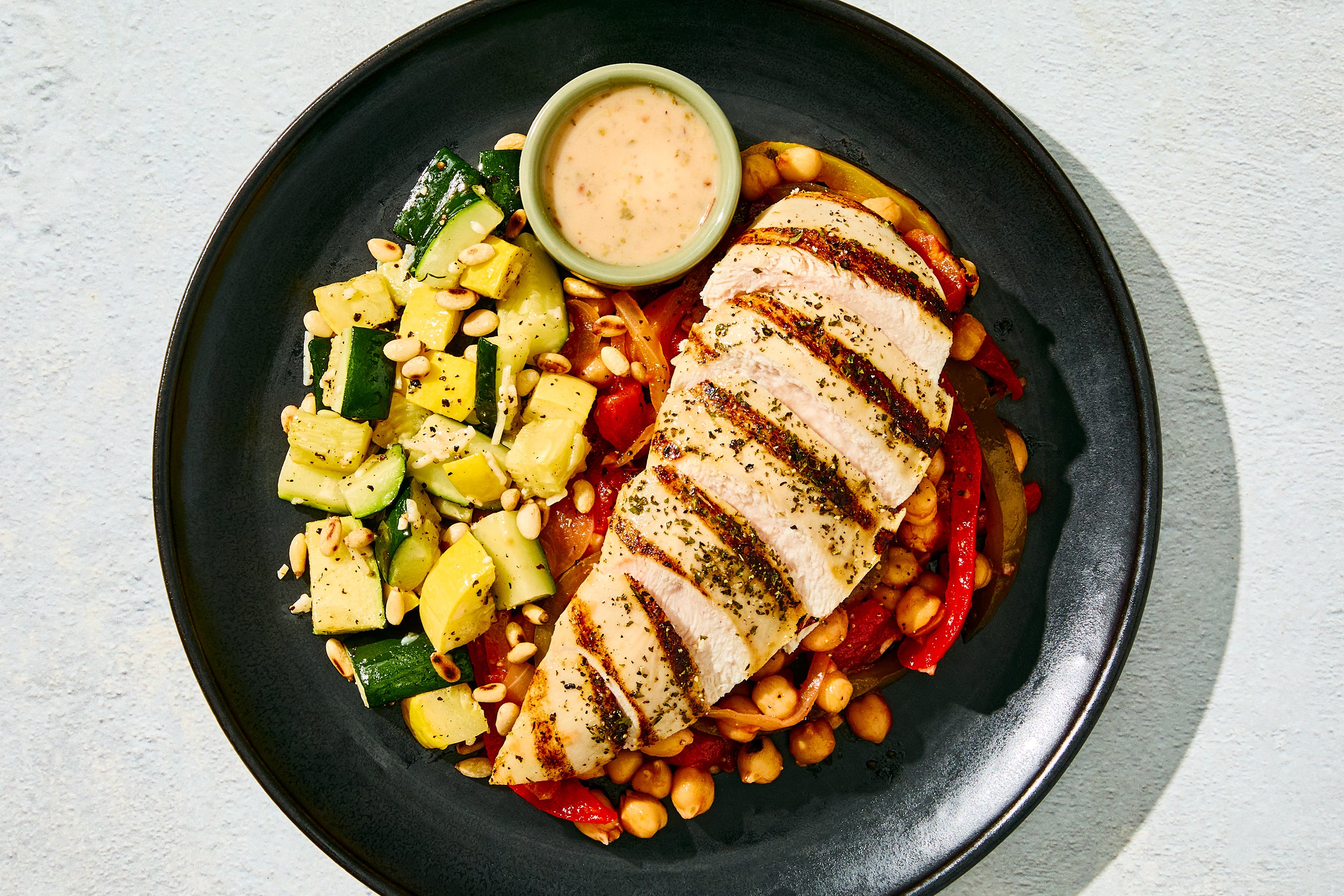 Chicken Scarpariello & Chickpeas