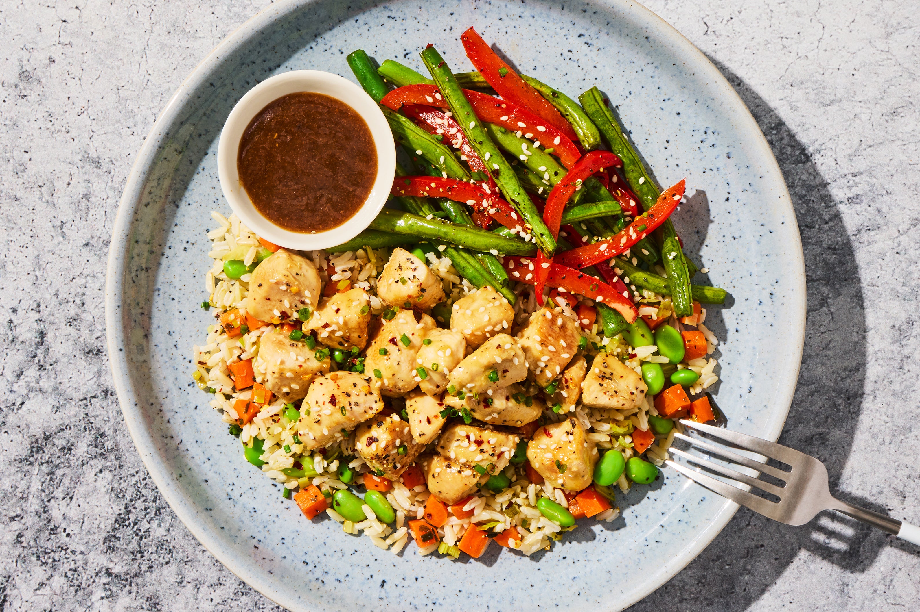 Sweet Soy-Ginger Chicken Bowl