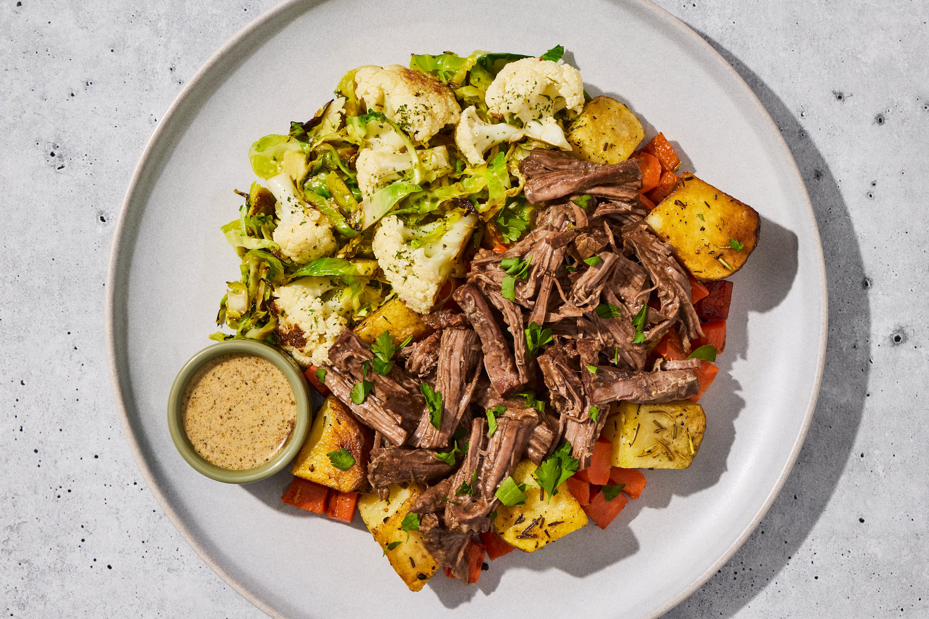 Rustic Onion Shredded Beef