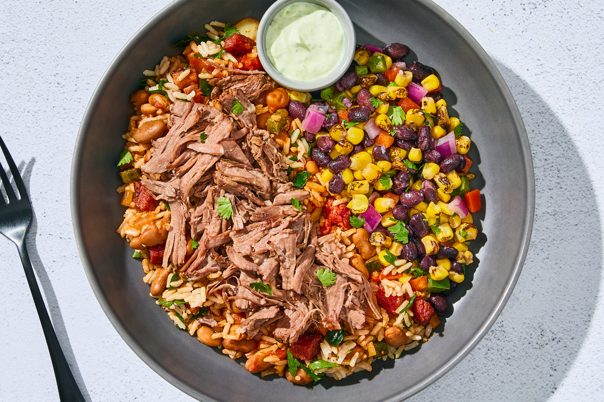 Ranchero Shredded Beef Bowl