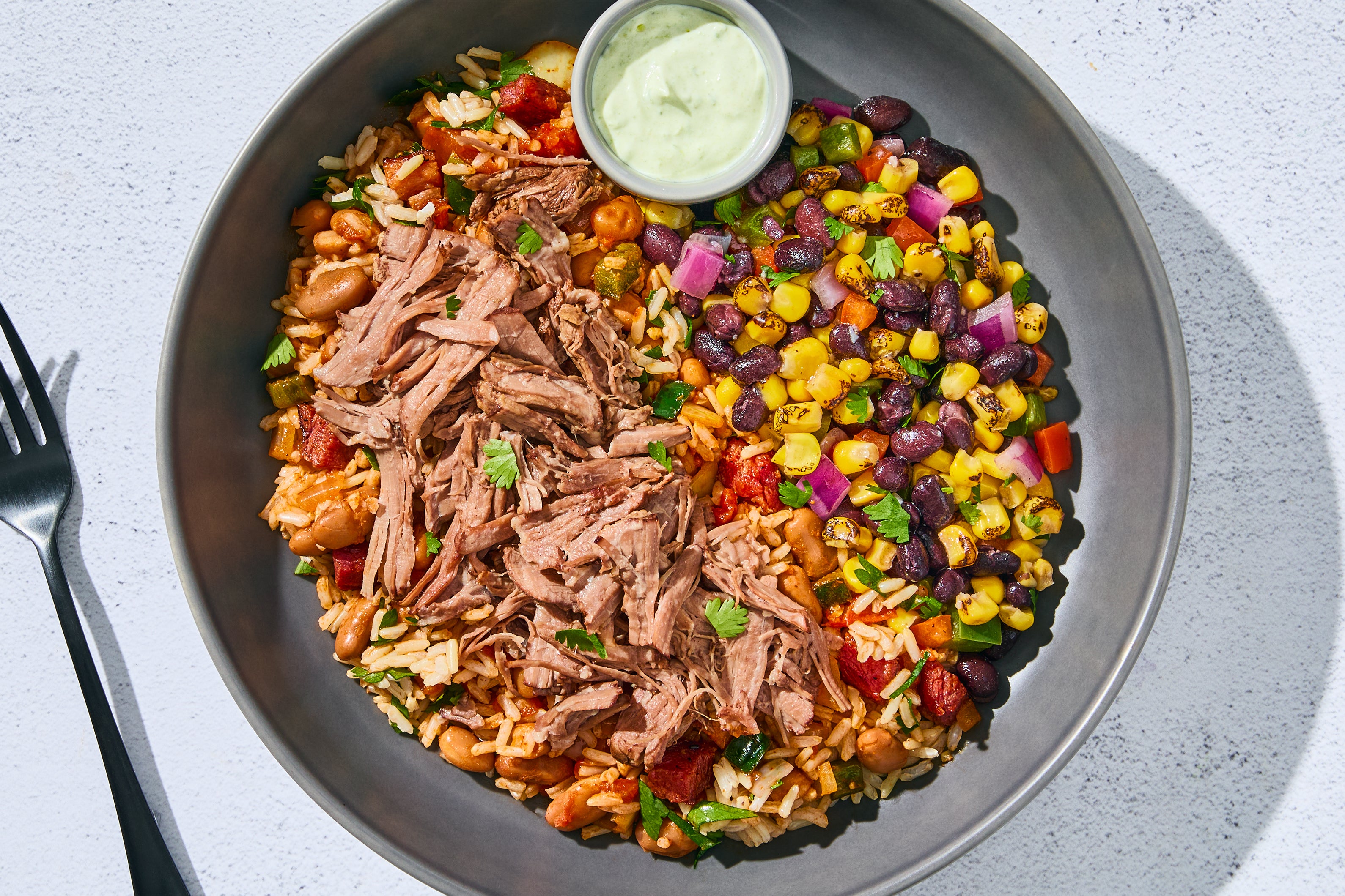 Ranchero Shredded Beef Bowl