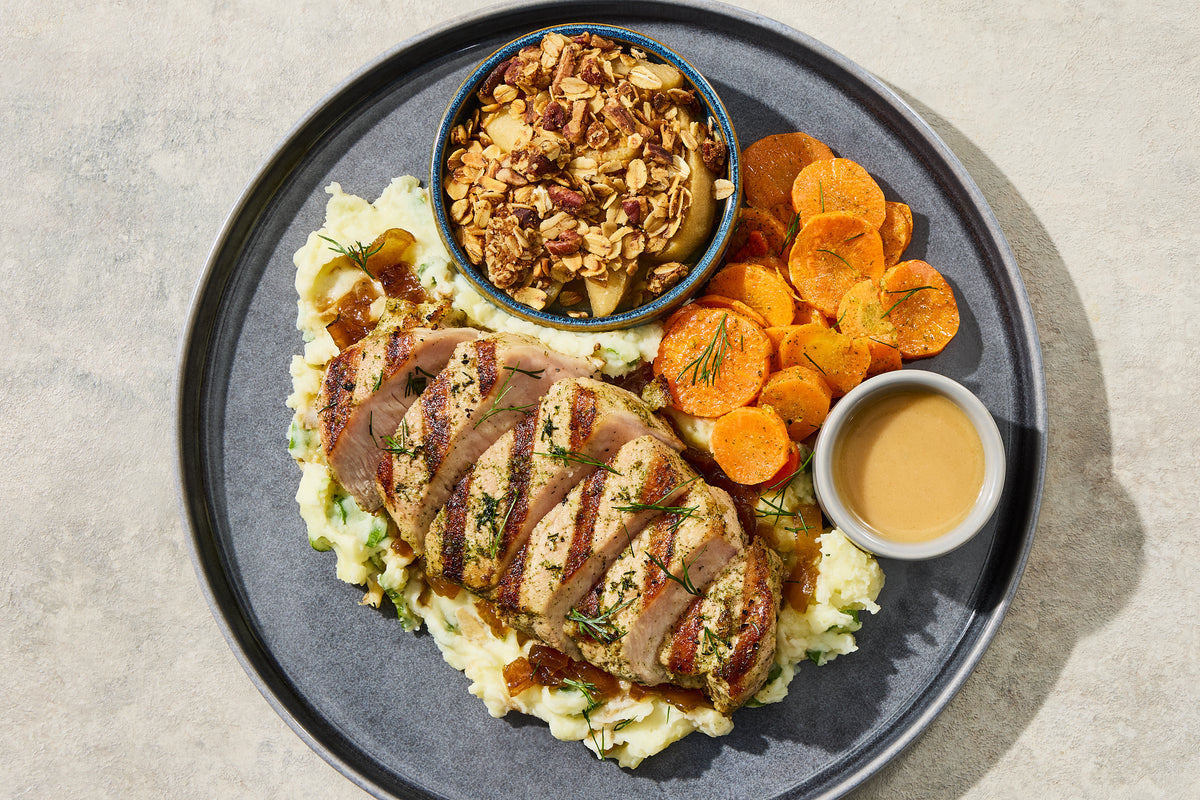 Sauerbraten-Style Pork Chop