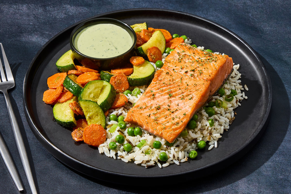 Garlic-Dill Steelhead Trout