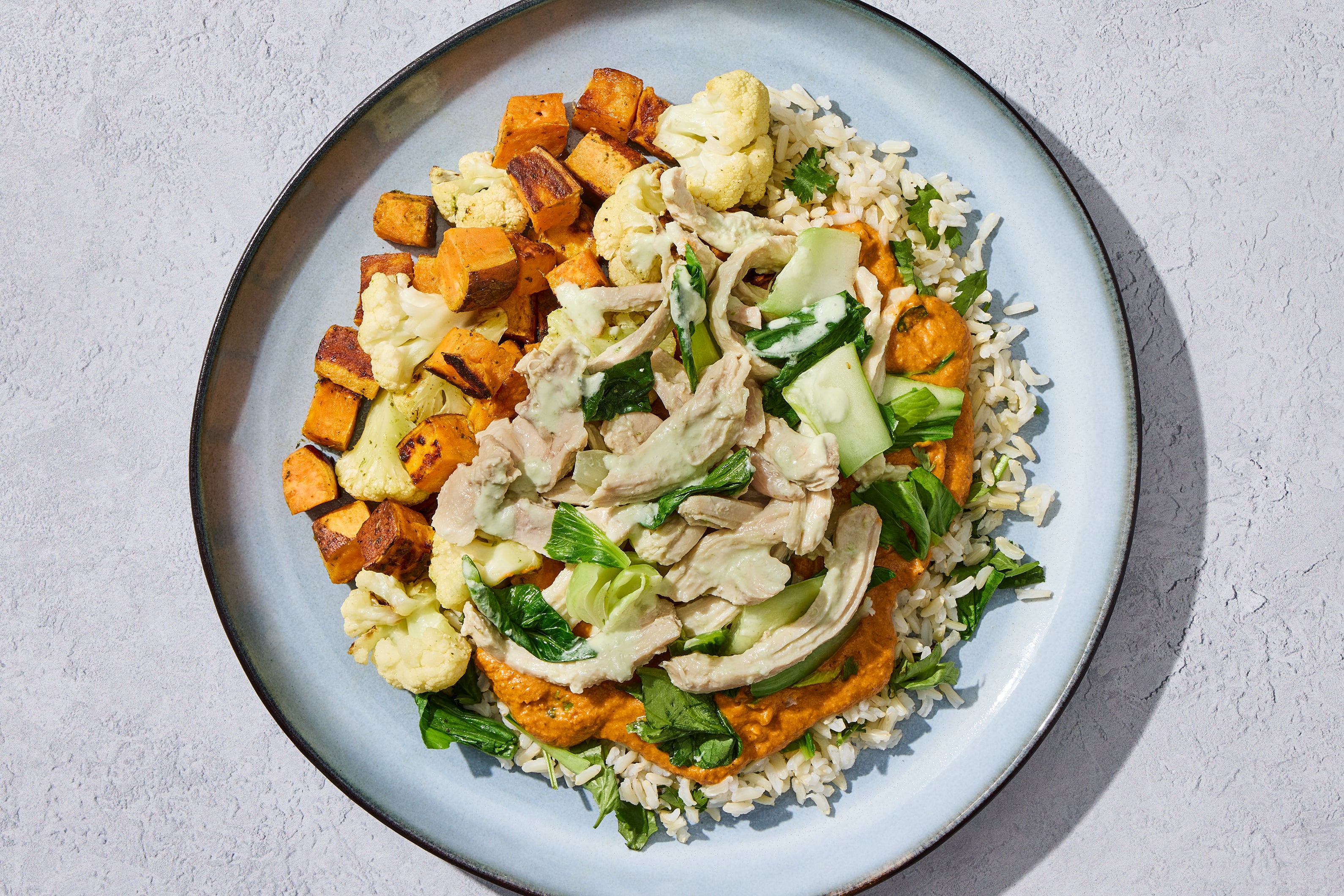 Ginger Chicken Thighs & Thai Curry Rice