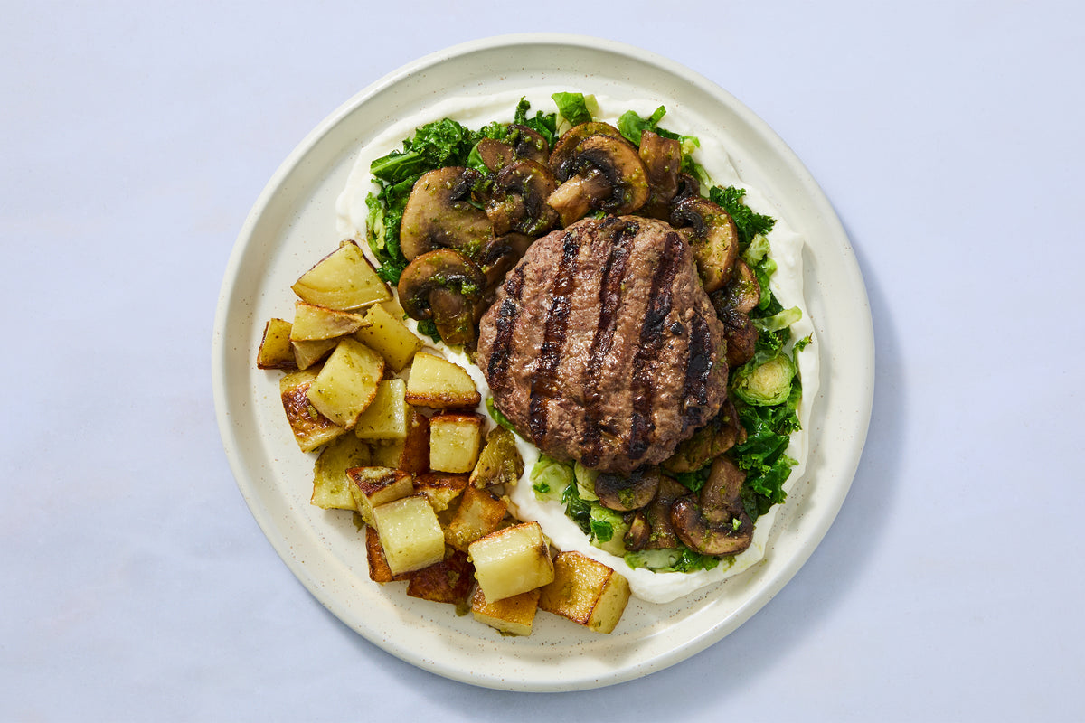 Mushroom Swiss Burger