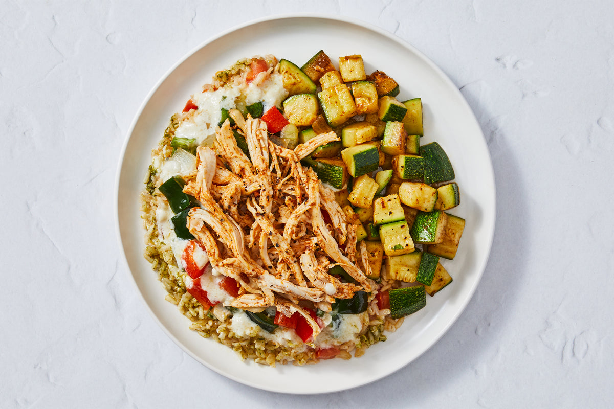 Pepper Fondue Shredded Chicken