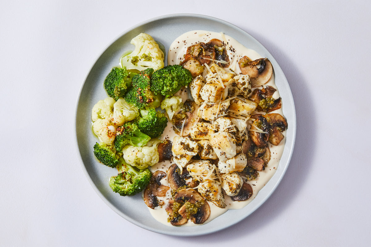 Parmesan Mushroom-Cream Chicken