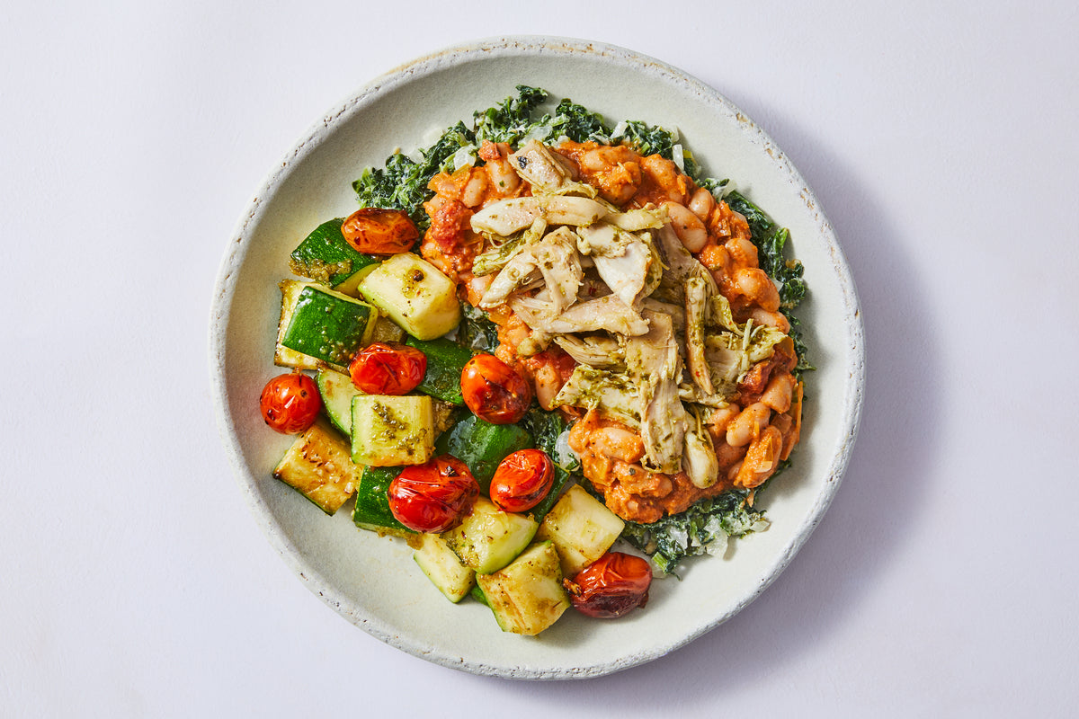 White Bean & Chicken Thigh Bowl