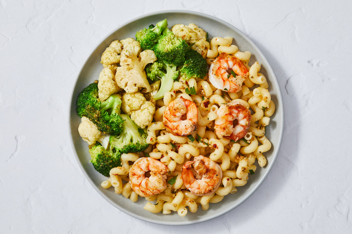 Cavatappi & Shrimp Scampi