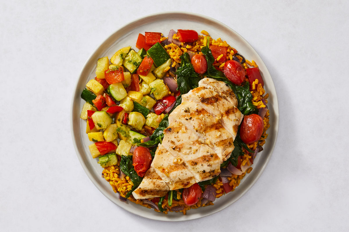 Roasted Tomato & Spinach Chicken Breast