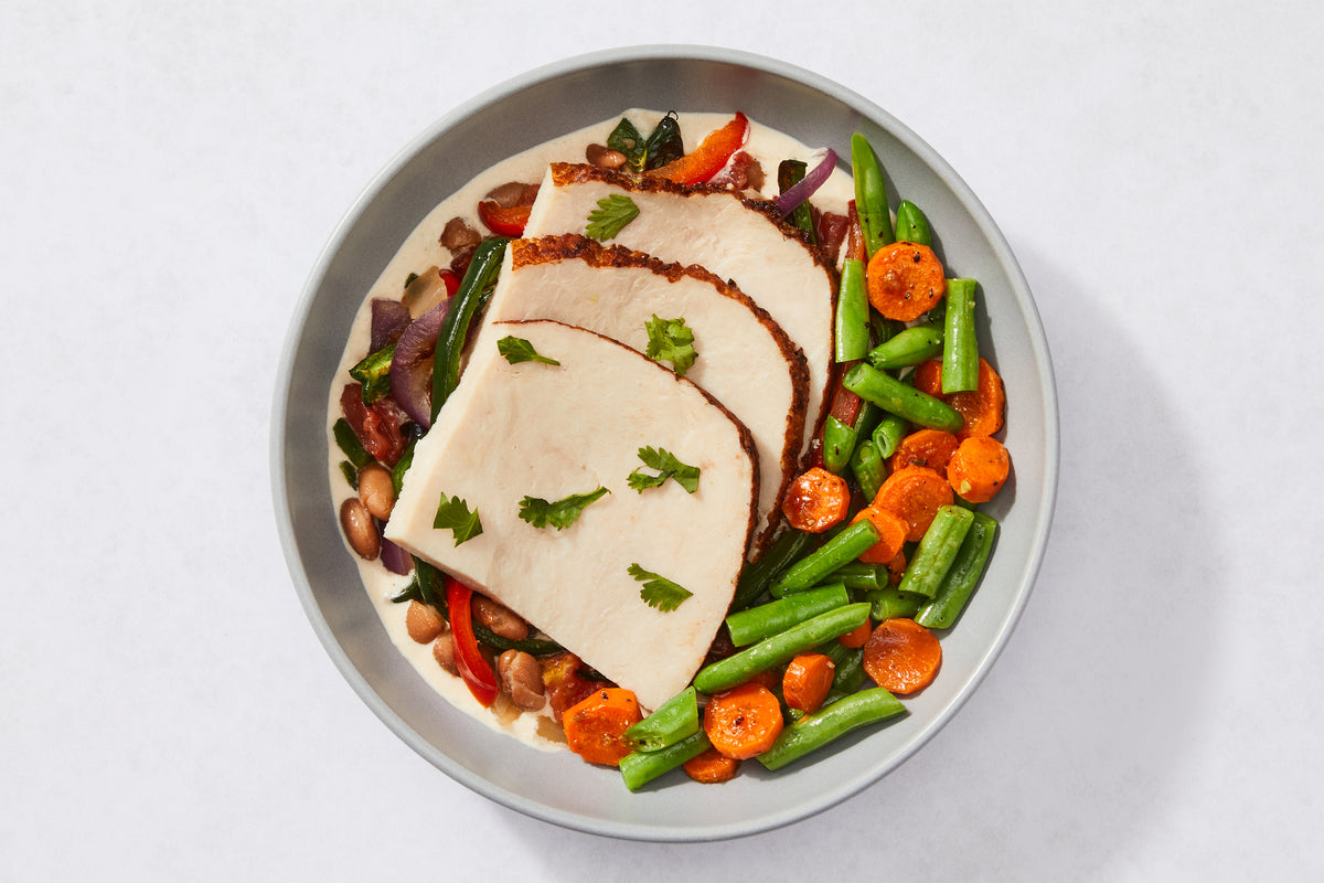 Southwest-Style Turkey & Poblano Queso