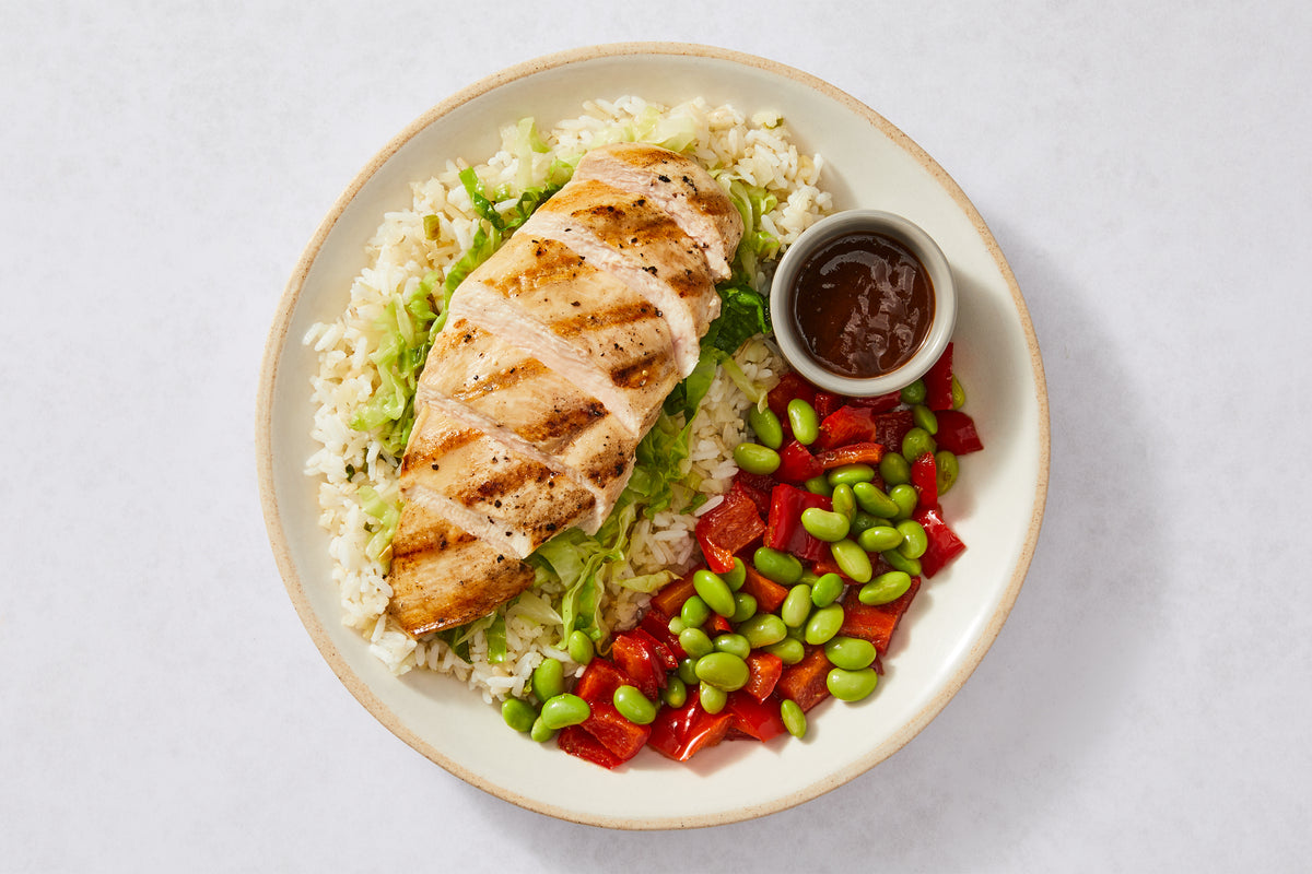 Japanese-Style BBQ Chicken & Cabbage