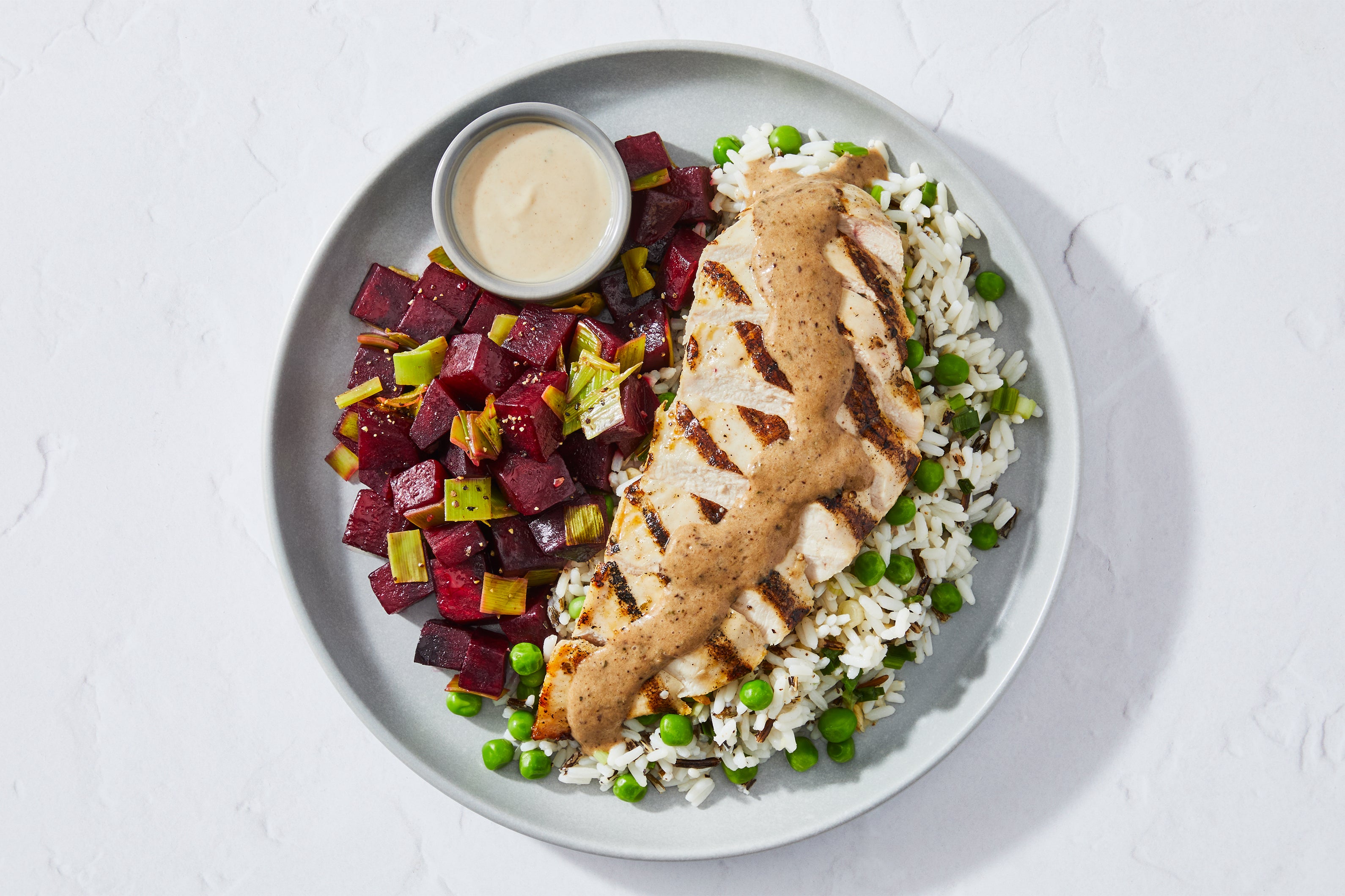 Black Garlic Chicken & Roasted Beets