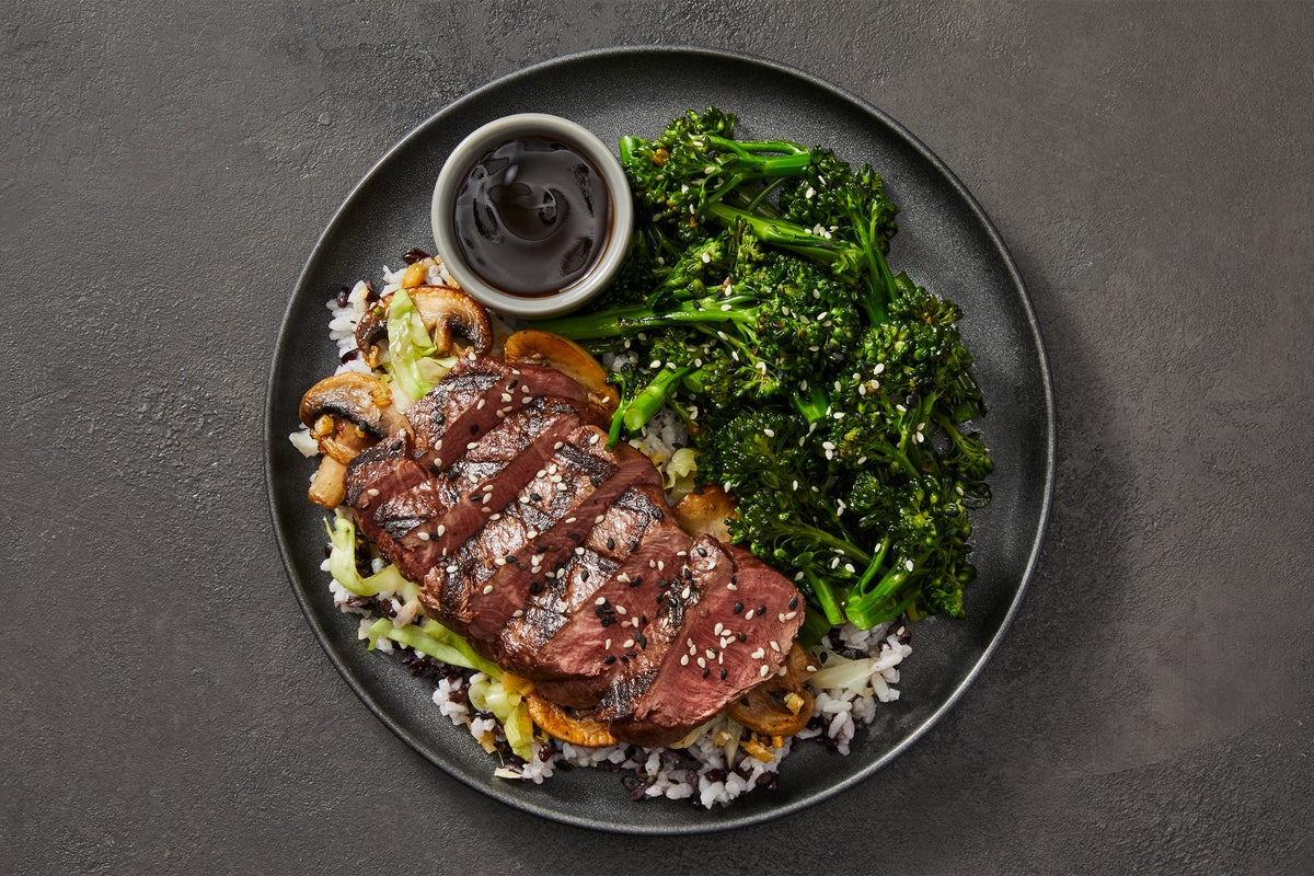 Sesame Teriyaki Filet Mignon