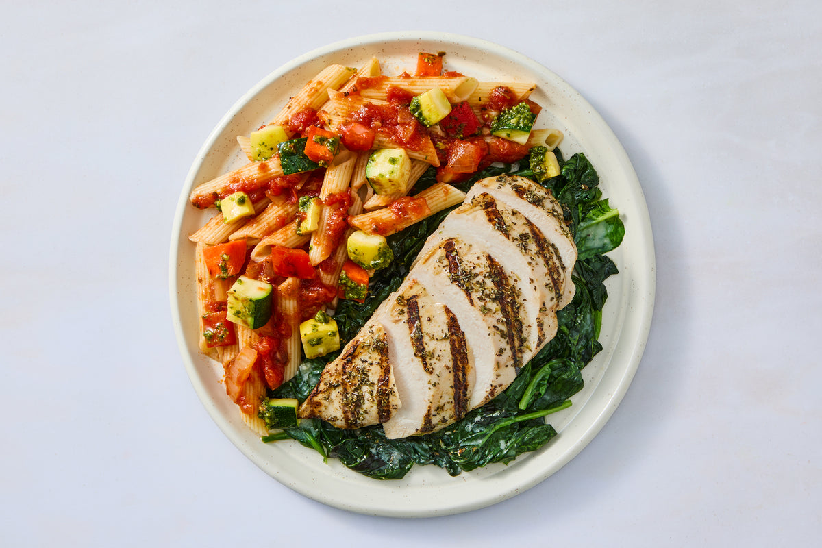 Grilled Chicken Primavera