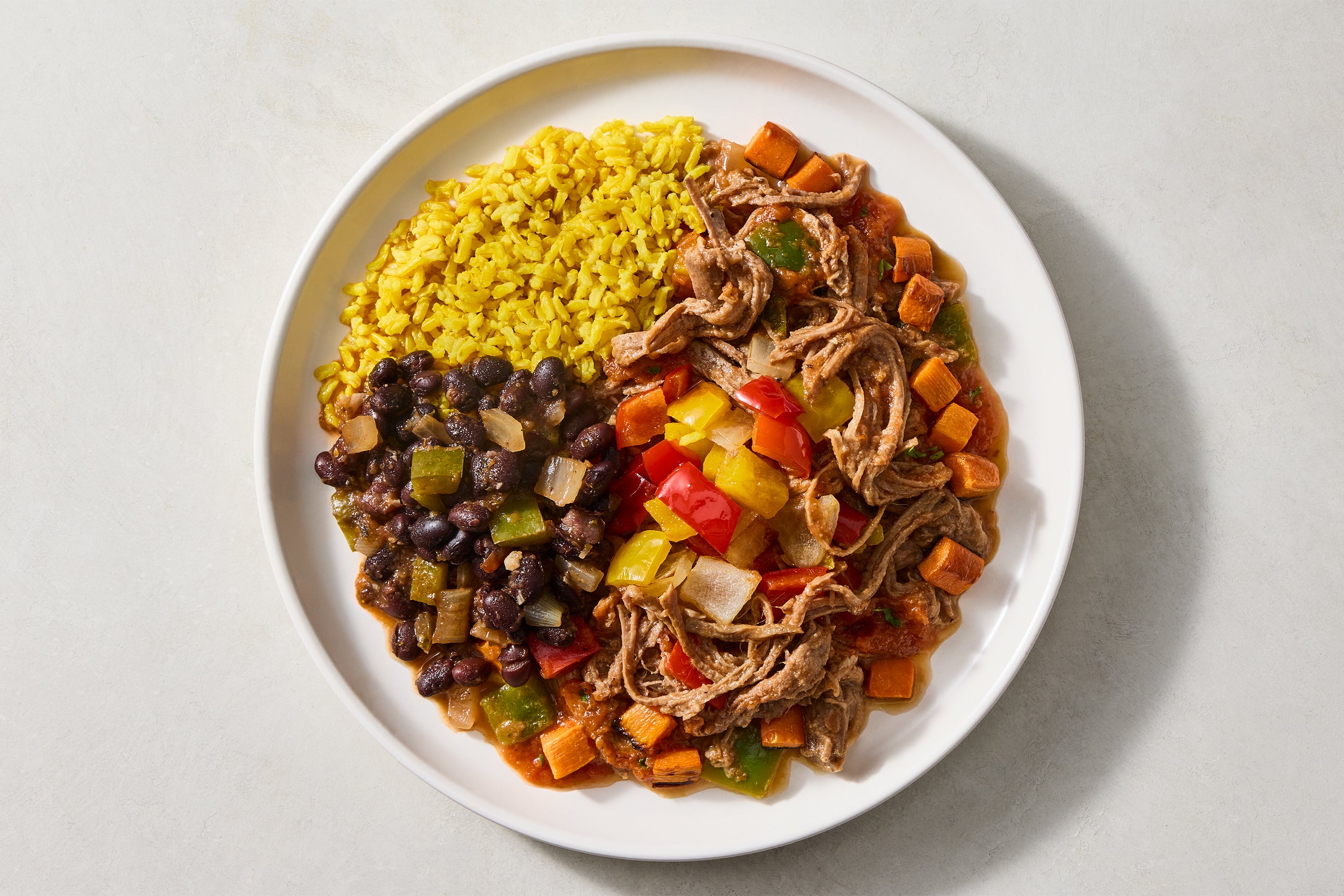 Cuban-Style Braised Beef & Peppers