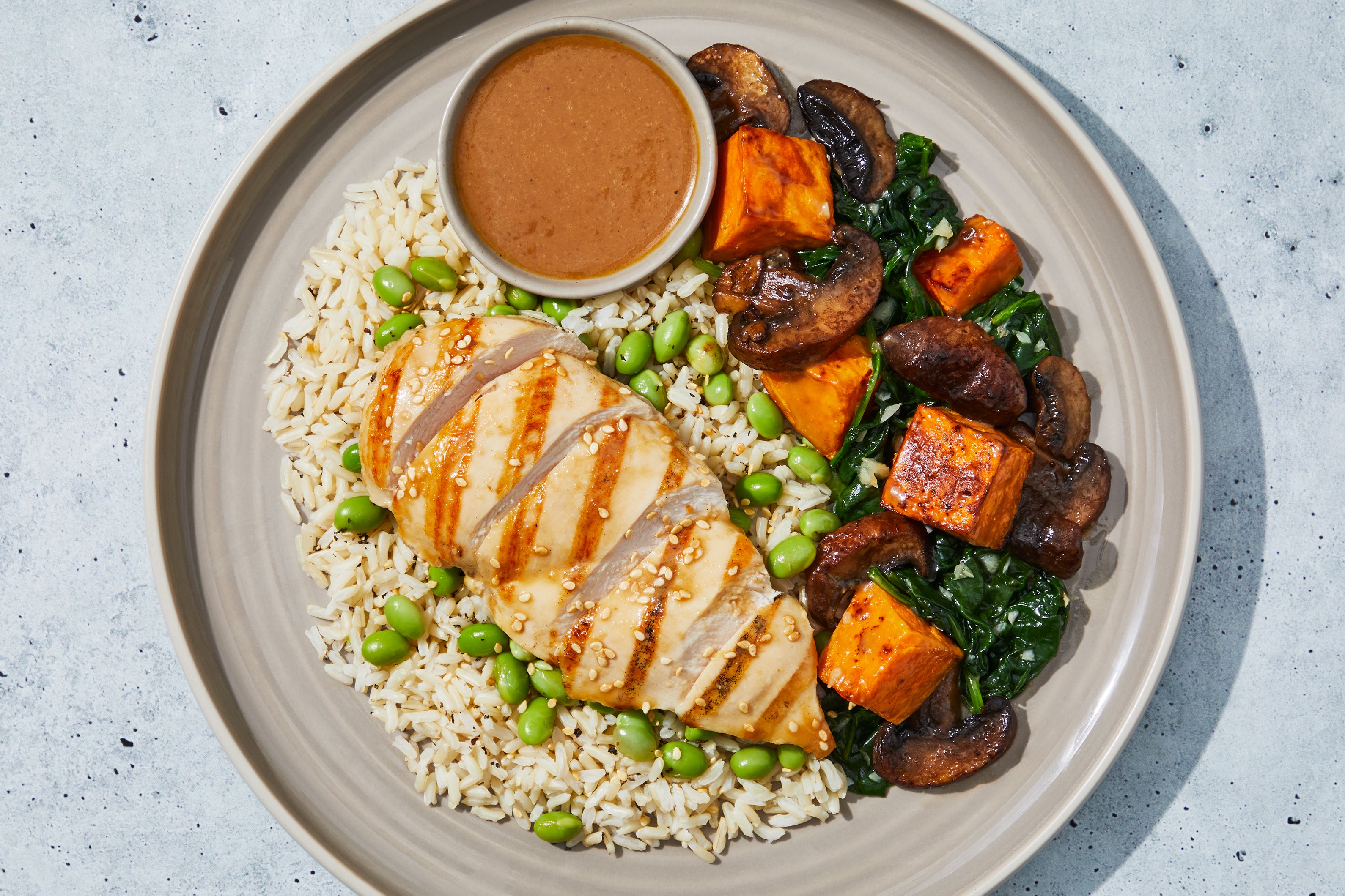 Tokyo-Style Curry Chicken & Mushroom Bowl