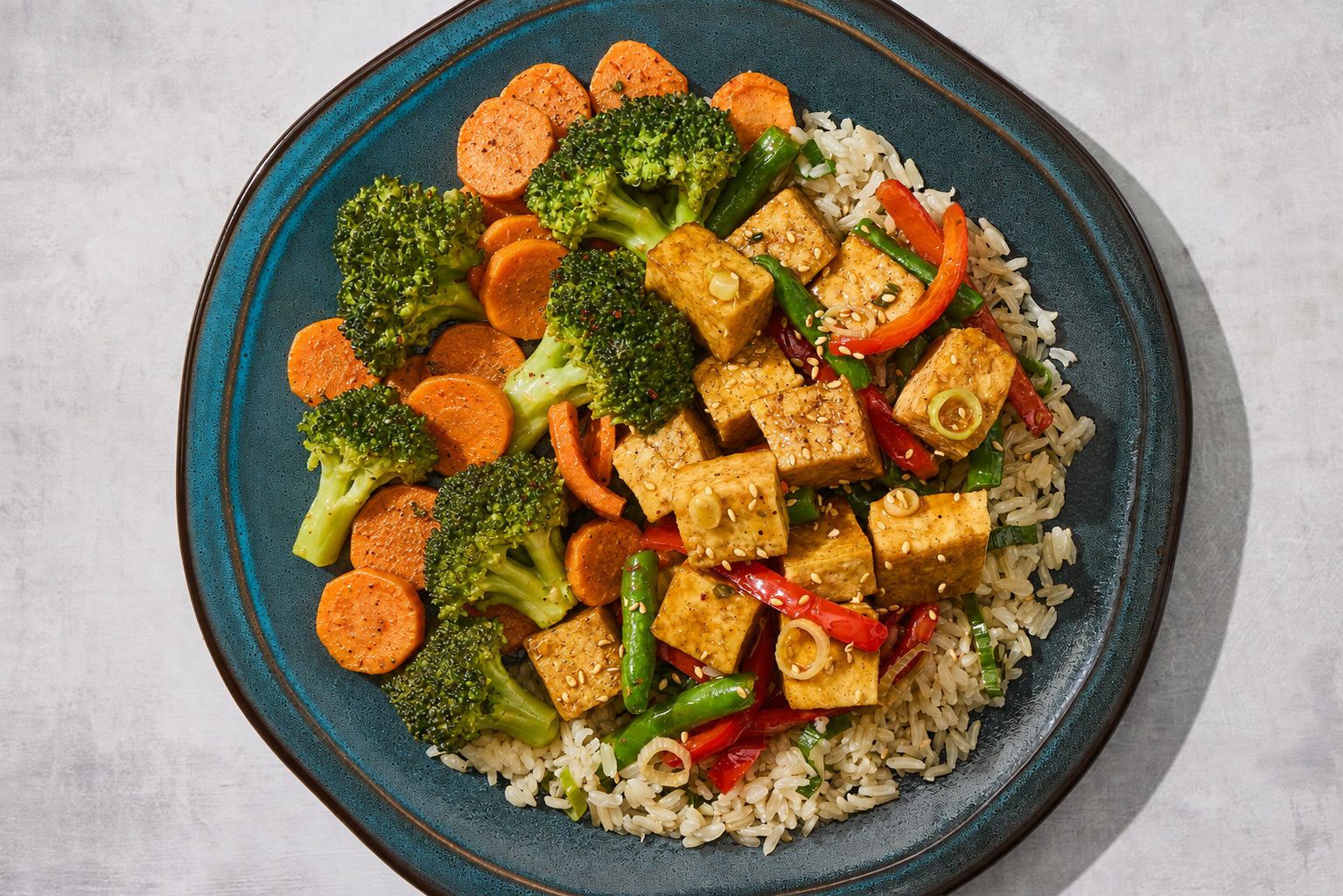 Hoisin Tofu & Green Bean Stir Fry
