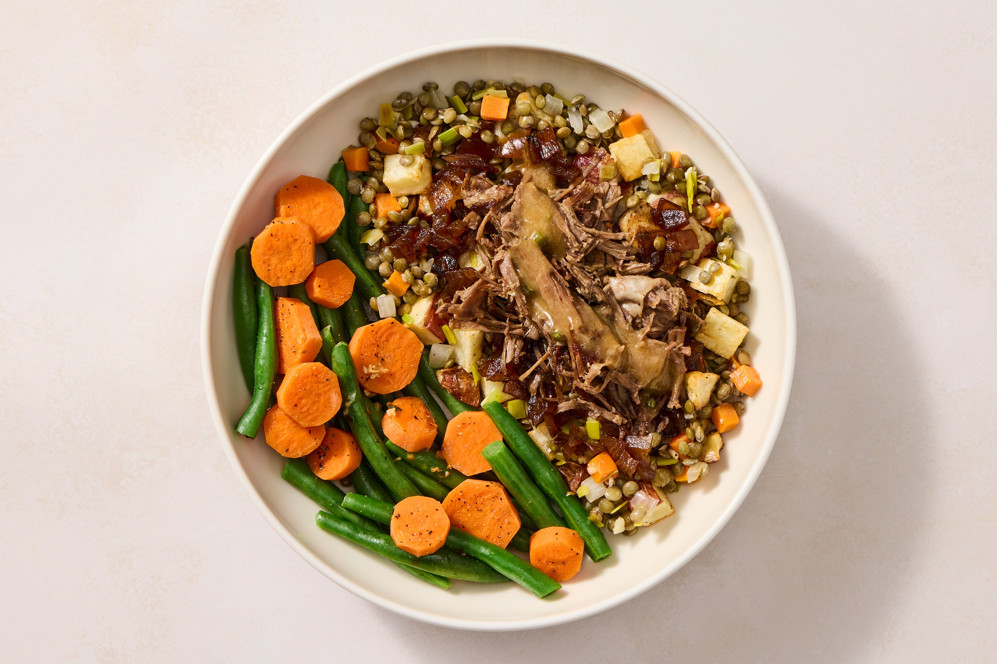 French-Style Herb Shredded Beef
