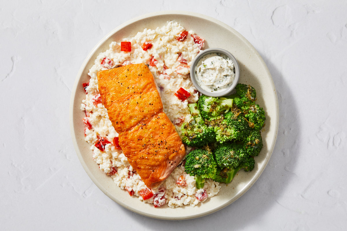 Herb Cream Cheese Salmon
