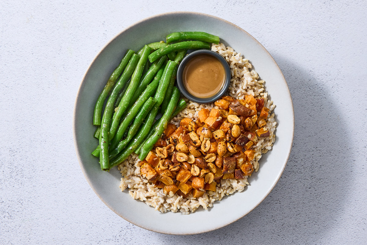 Spicy Peanut Sweet Potato Saute