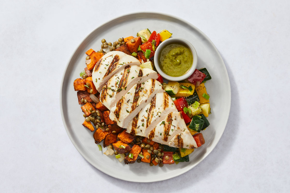Chermoula Chicken & Lentils