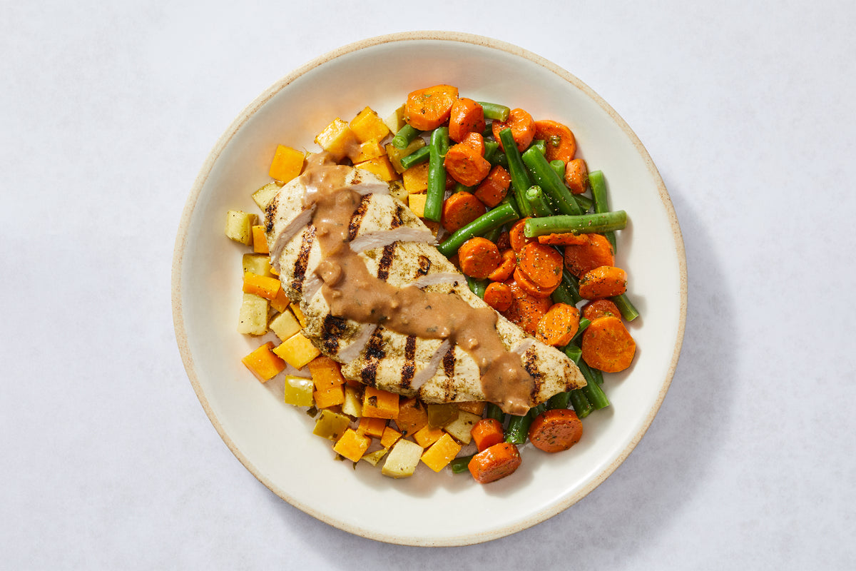 Rosemary Chicken & Apple-Butternut Hash
