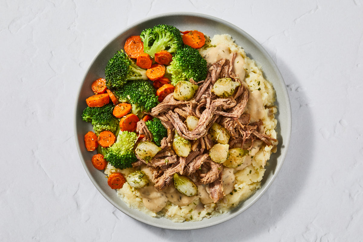 Pot Roast Shredded Beef & Mash
