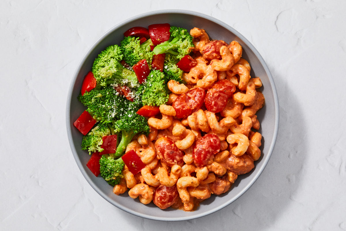 Baked Tomato Feta Cavatappi