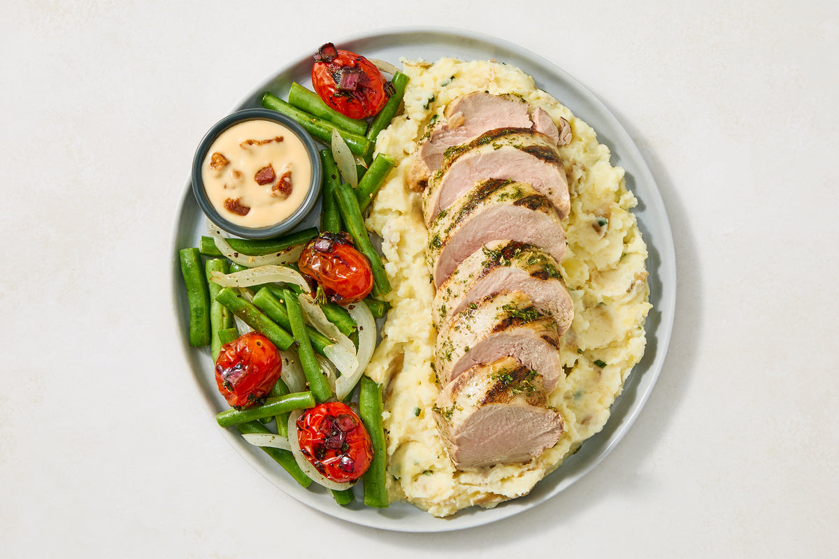 Cheesy Bacon Pork Tenderloin