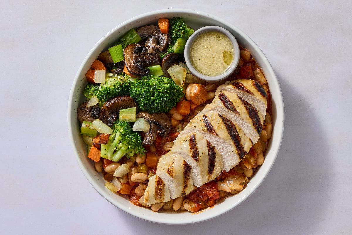 Chicken, Mushroom & White Bean Cassoulet