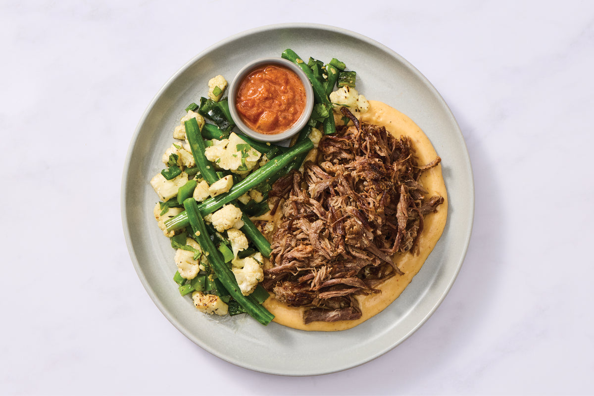 Smoky Queso Shredded Beef