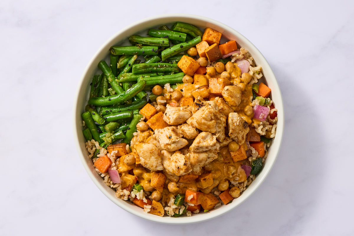 Sweet Potato & Chickpea Chicken Curry