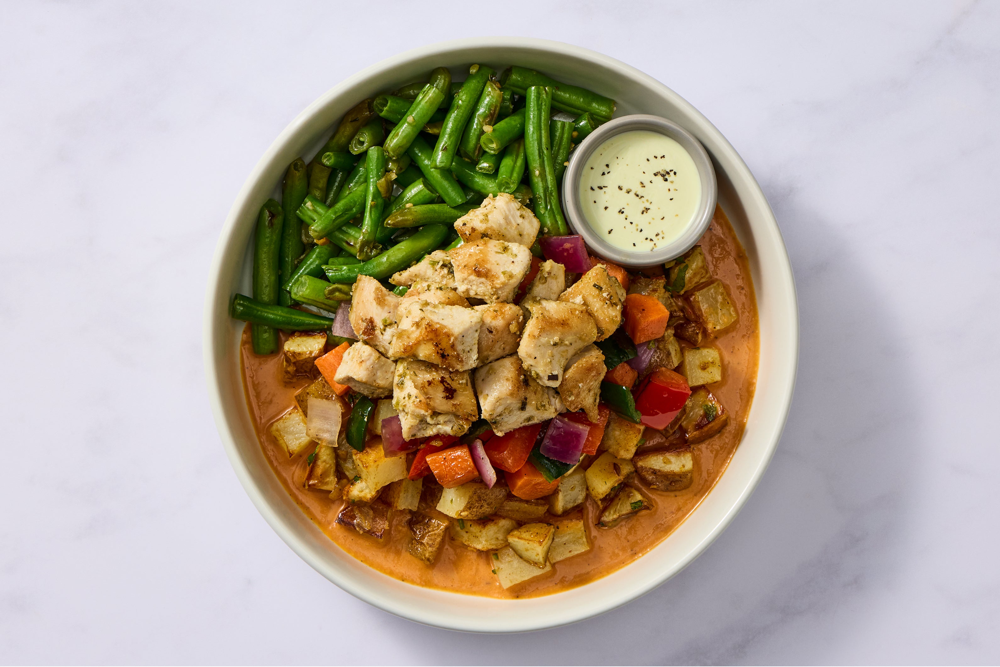 Chicken Vindaloo & Cumin Potatoes