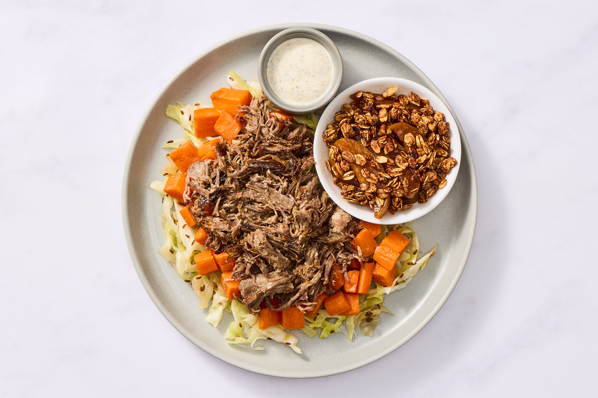 German-Style Shredded Beef & Sauerkraut