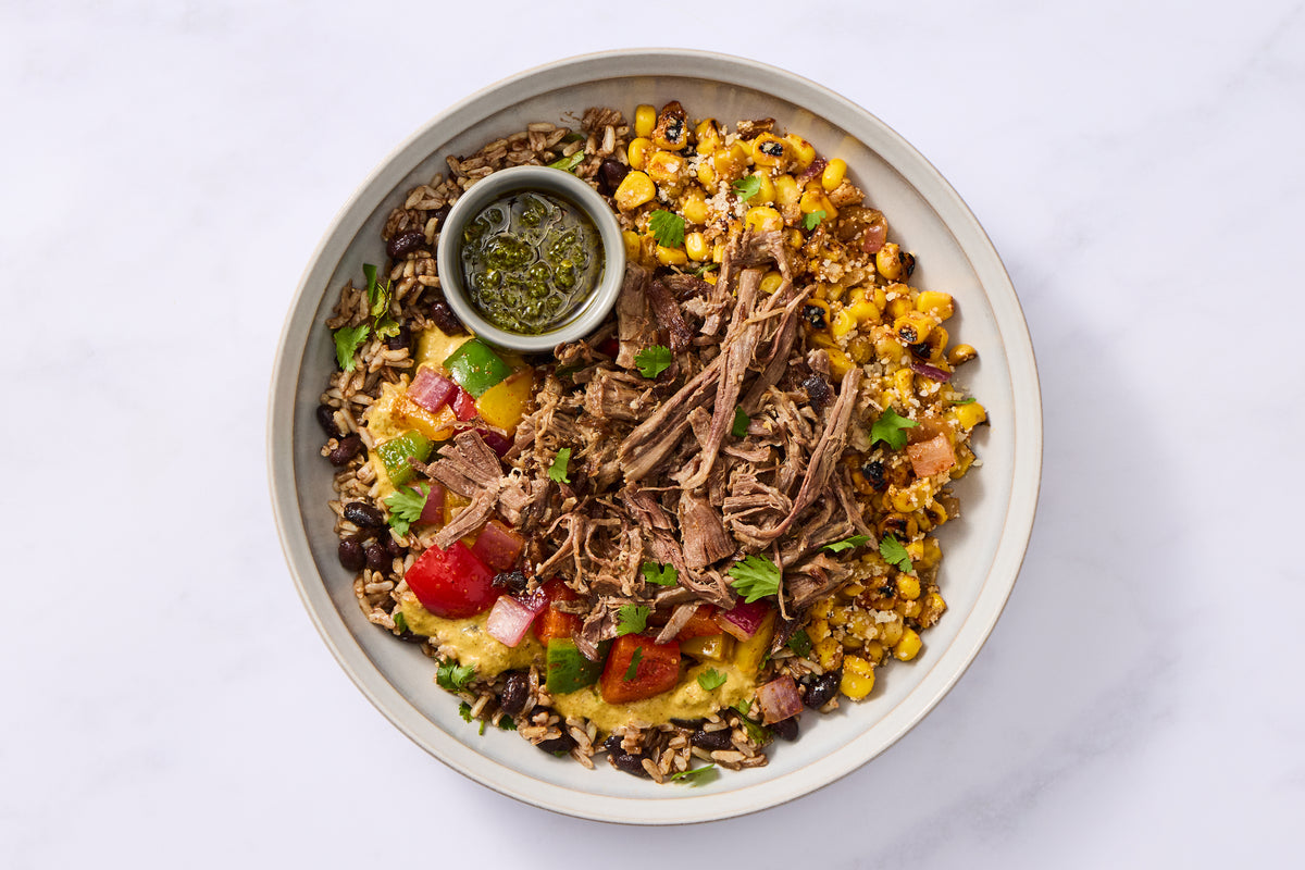 Cilantro Chimichurri Beef Bowl
