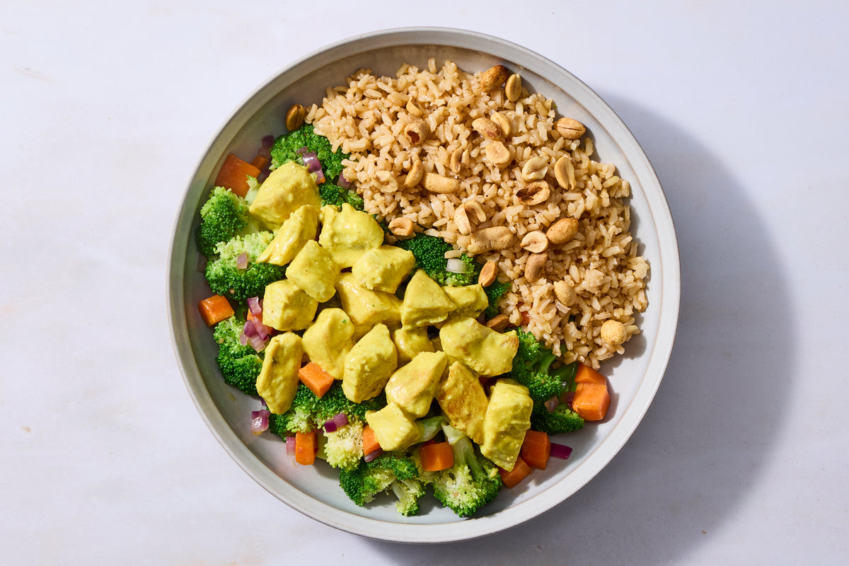 Thai Yellow Curry Chicken & Ginger Rice