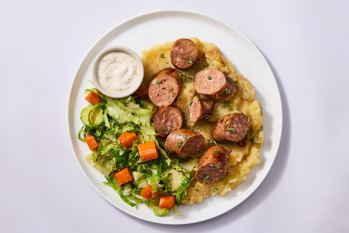 BBQ Mustard Bison-Pork Sausage