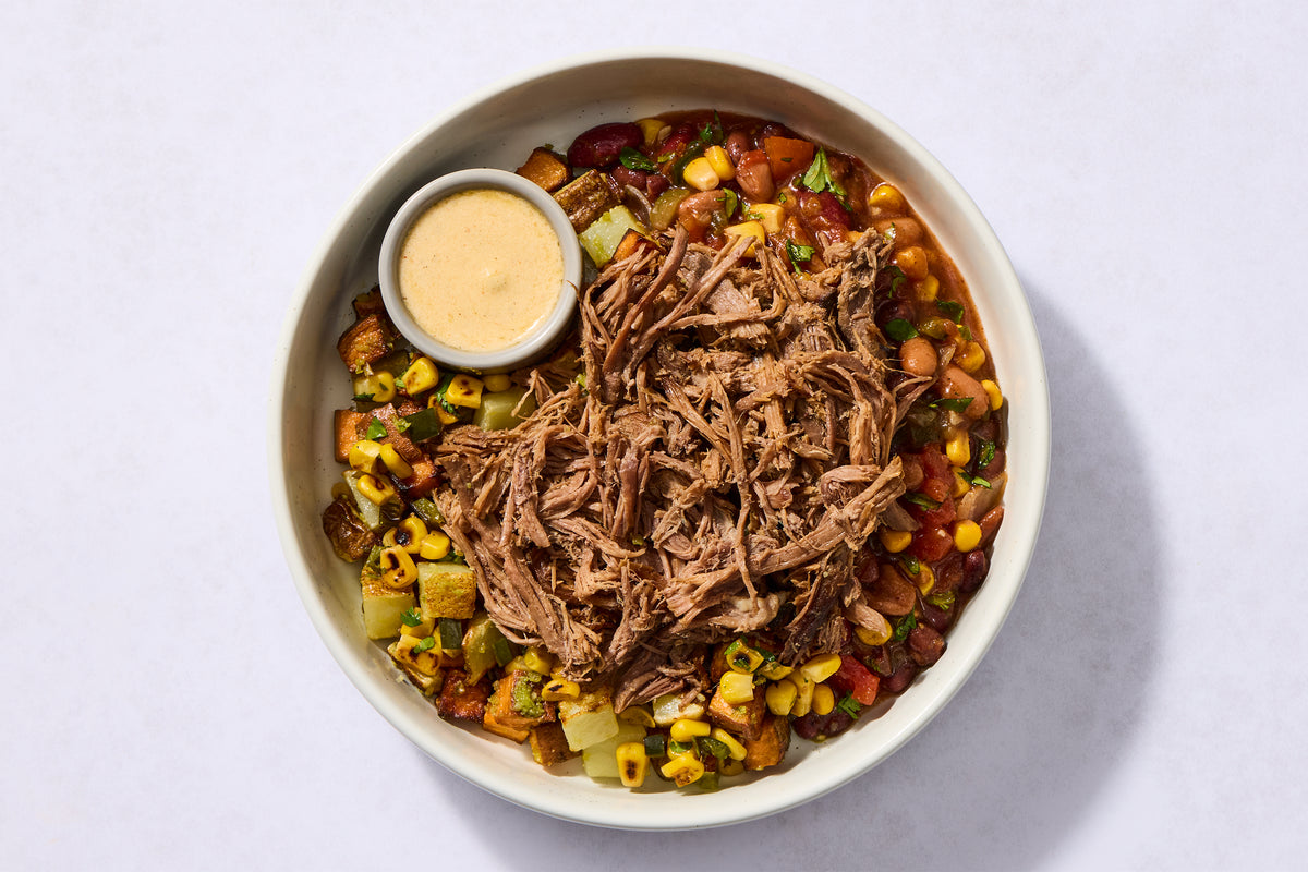 Green Chile Queso Shredded Beef