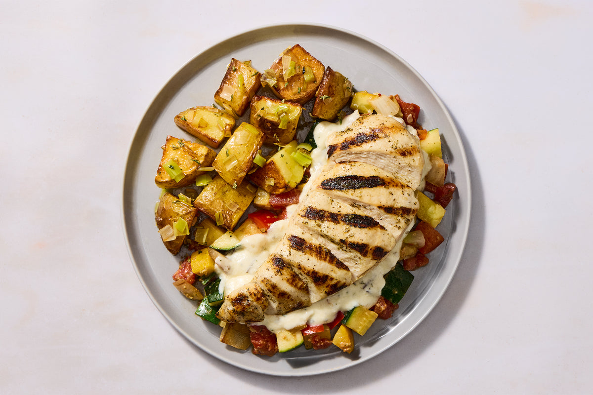 Herb Goat Cheese Chicken