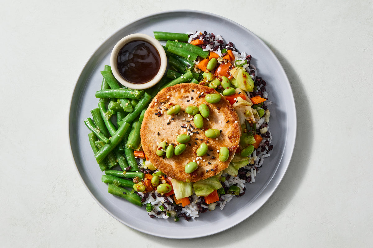 Ginger Teriyaki Salmon Burger