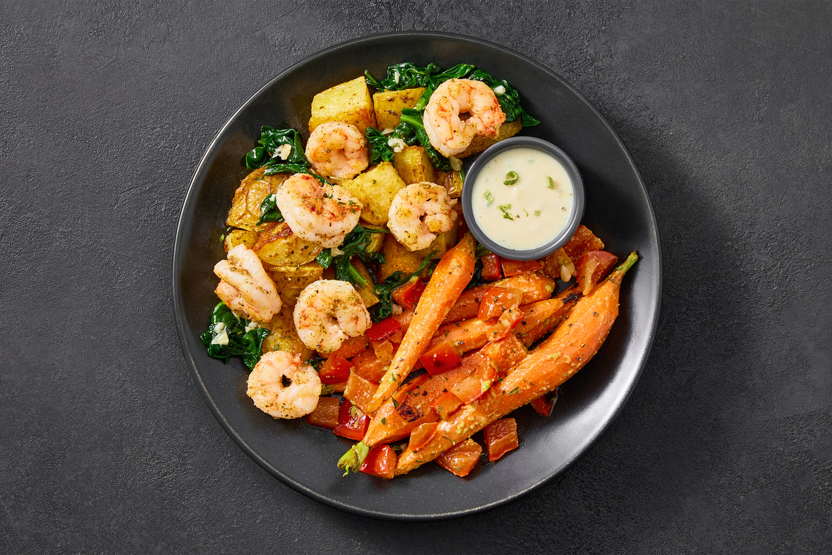 Garlic Cream Wild-Caught Red Shrimp