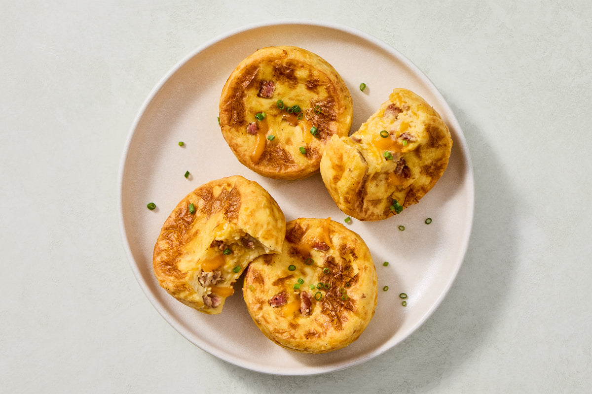 Smoky Bacon & Cheddar Egg Bites