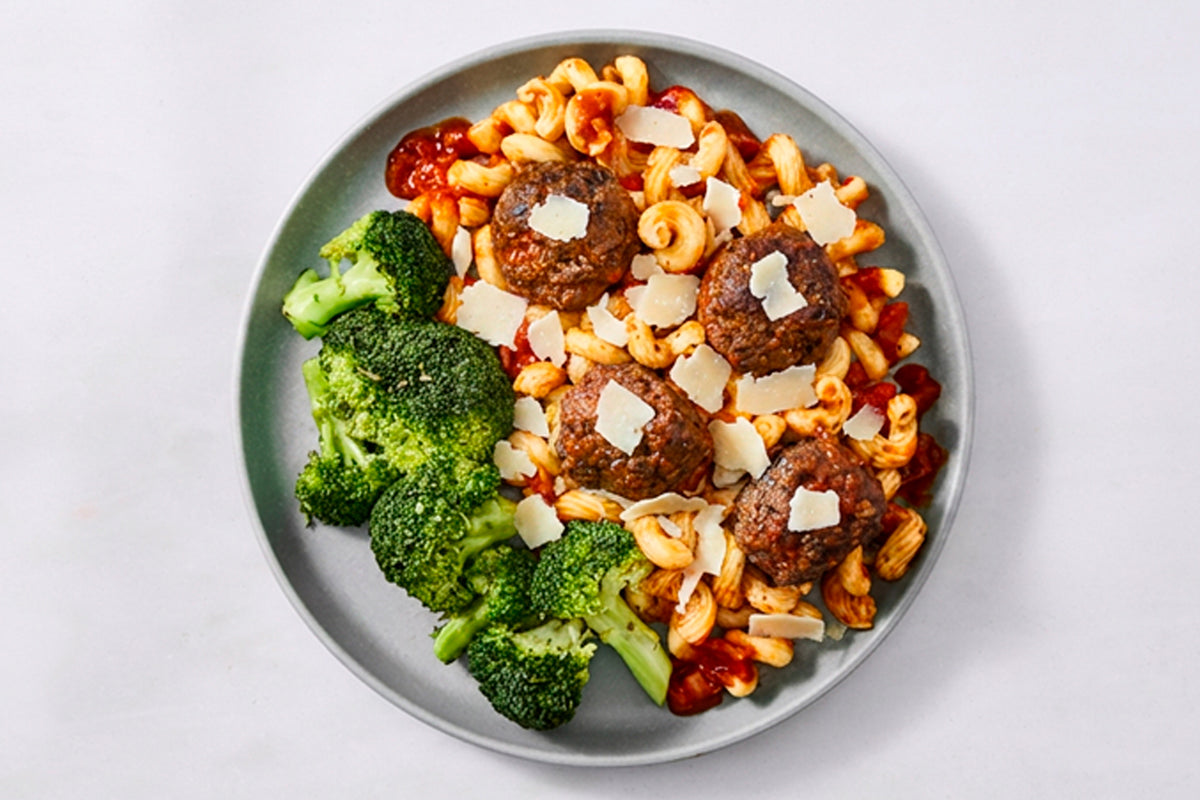 Cavatappi & Meatballs