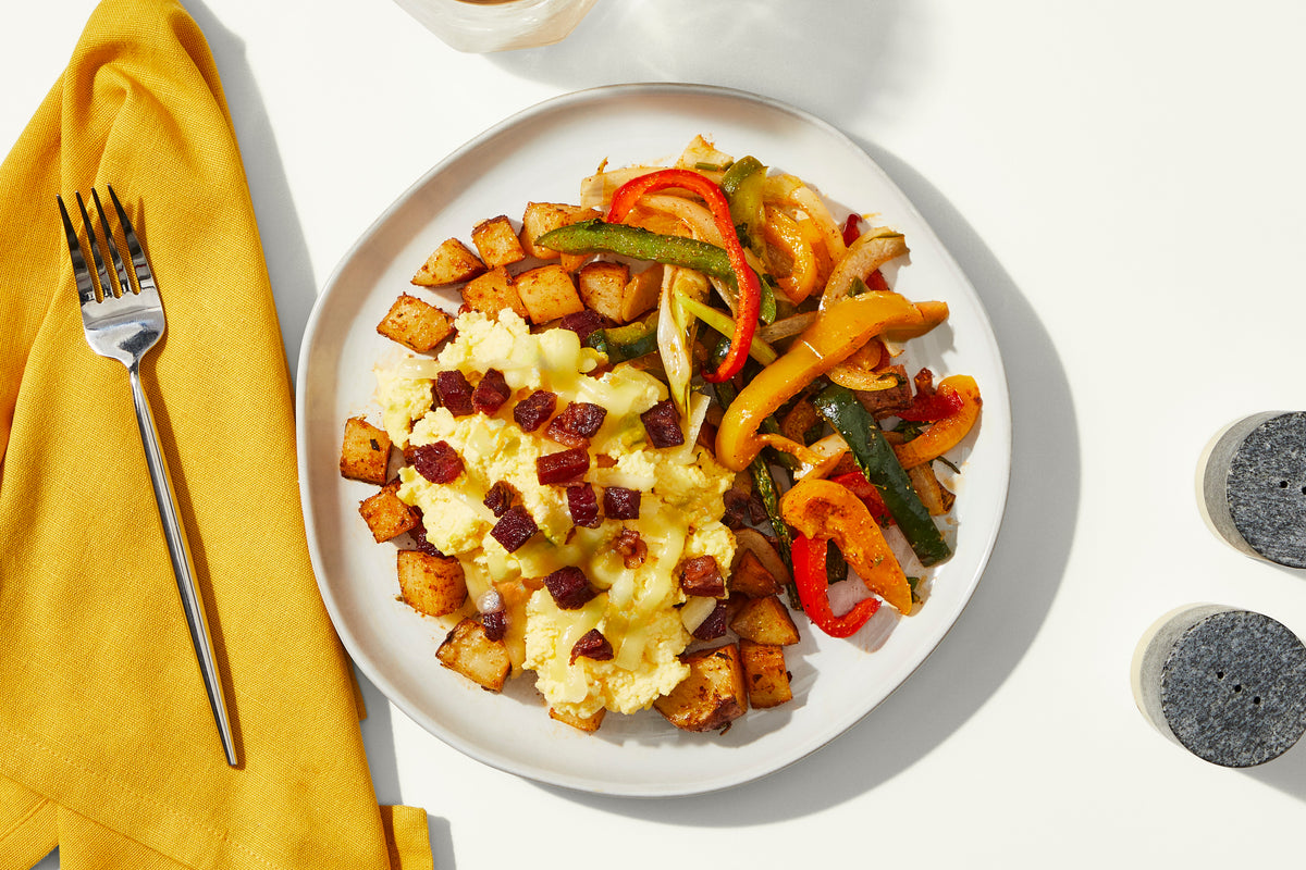 Potato, Bacon & Egg Breakfast Skillet