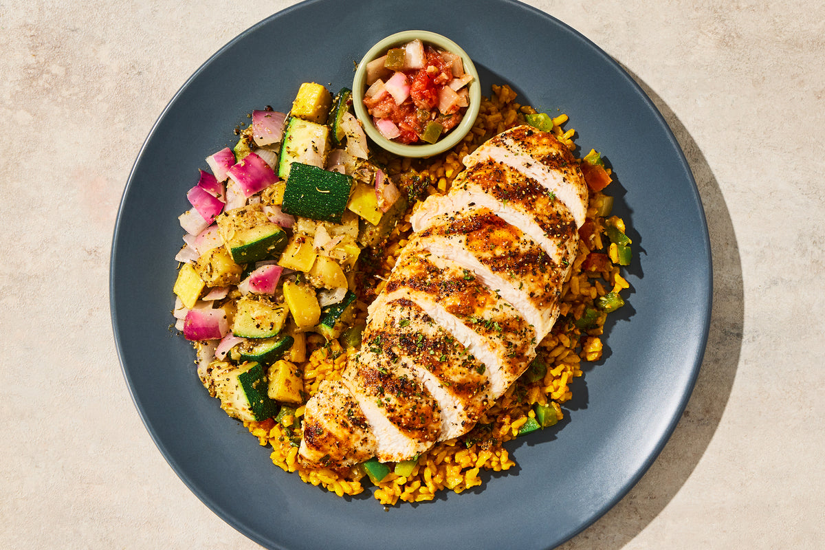 Tomato Escabeche Grilled Chicken