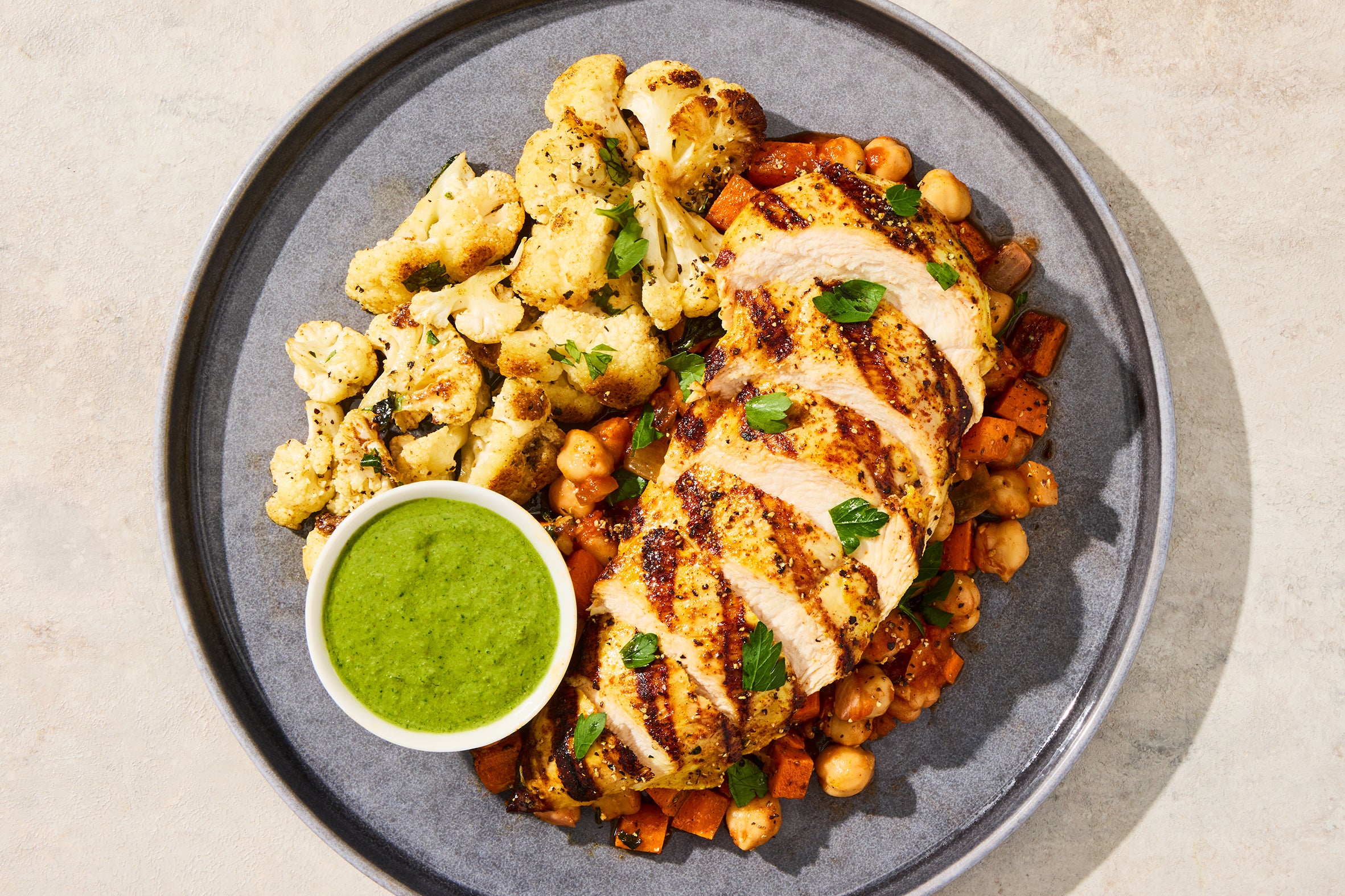 Levantine-Style Chicken & Chickpeas