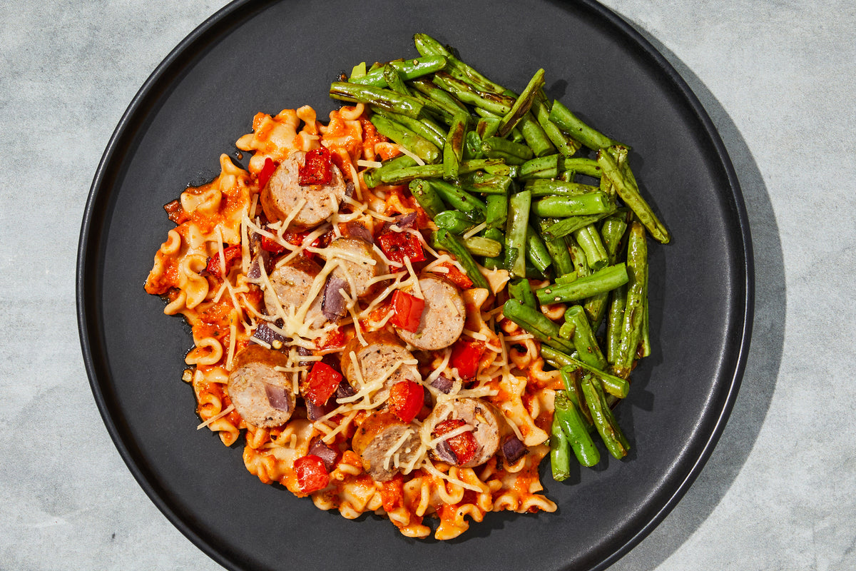 Italian Sausage & Roasted Red Pepper Lasagnette